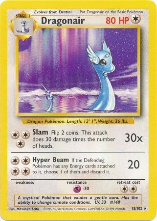 Dragonair (18/102) [Base Set Unlimited] | Exor Games New Glasgow