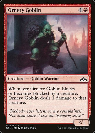 Ornery Goblin [Guilds of Ravnica] | Exor Games New Glasgow