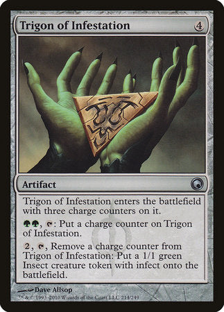 Trigon of Infestation [Scars of Mirrodin] | Exor Games New Glasgow