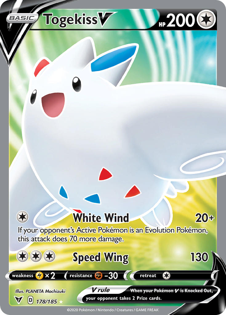 Togekiss V (178/185) [Sword & Shield: Vivid Voltage] | Exor Games New Glasgow