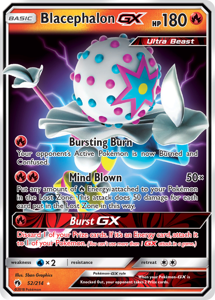 Blacephalon GX (52/214) [Sun & Moon: Lost Thunder] | Exor Games New Glasgow