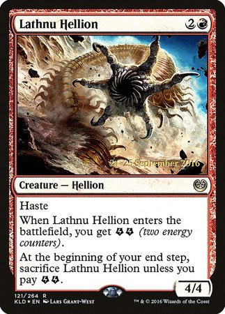 Lathnu Hellion [Kaladesh Promos] | Exor Games New Glasgow