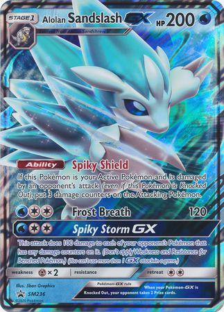 Alolan Sandslash GX (SM236) (Jumbo Card) [Sun & Moon: Black Star Promos] | Exor Games New Glasgow