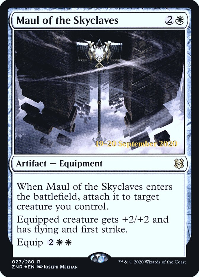 Maul of the Skyclaves  (Prerelease) [Zendikar Rising Prerelease Promos] | Exor Games New Glasgow