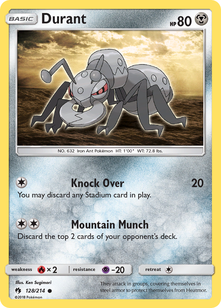 Durant (128/214) [Sun & Moon: Lost Thunder] | Exor Games New Glasgow