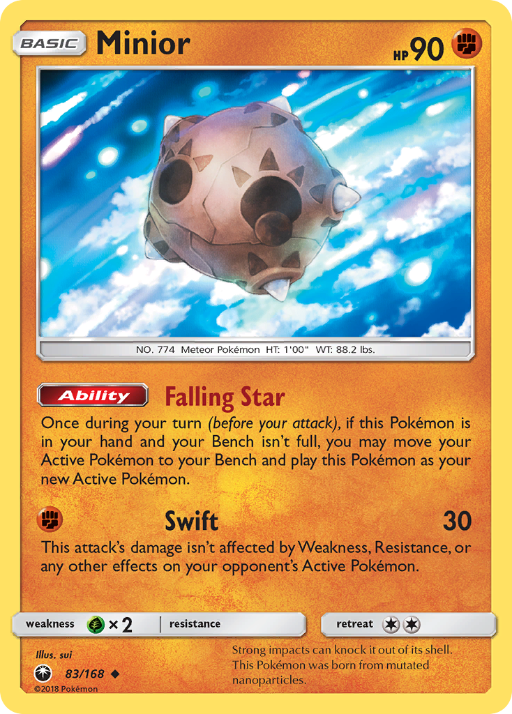 Minior (83/168) [Sun & Moon: Celestial Storm] | Exor Games New Glasgow