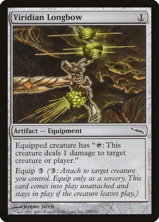 Viridian Longbow [Mirrodin] | Exor Games New Glasgow