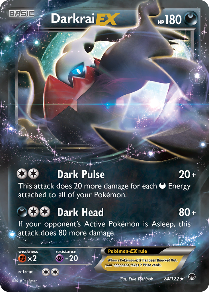 Darkrai EX (74/122) [XY: BREAKpoint] | Exor Games New Glasgow