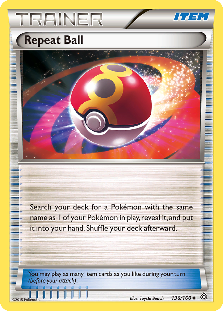 Repeat Ball (136/160) [XY: Primal Clash] | Exor Games New Glasgow