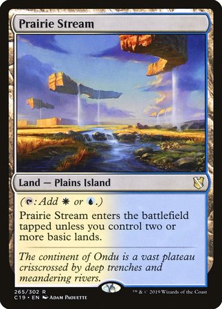 Prairie Stream [Commander 2019] | Exor Games New Glasgow