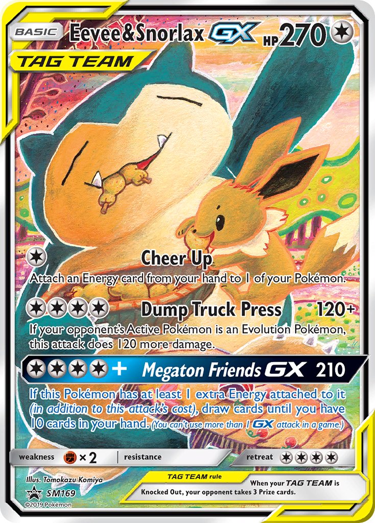 Eevee & Snorlax GX (SM169) [Sun & Moon: Black Star Promos] | Exor Games New Glasgow