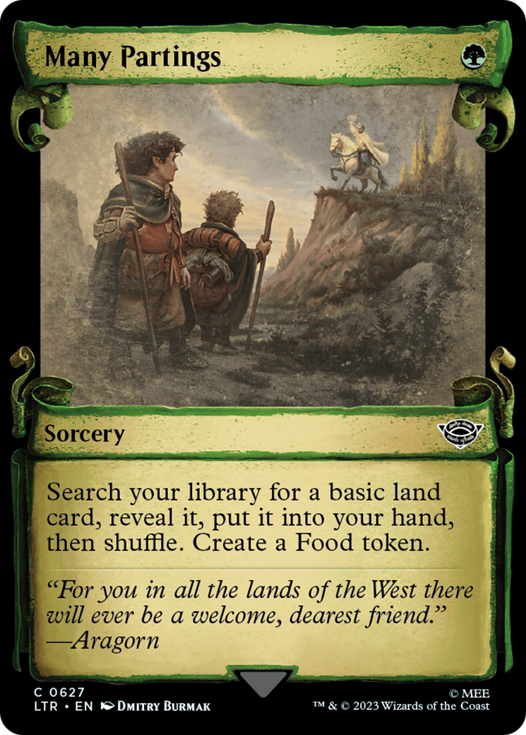 Many Partings [The Lord of the Rings: Tales of Middle-Earth Showcase Scrolls] | Exor Games New Glasgow