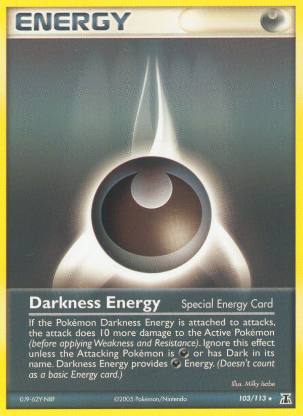 Darkness Energy (103/113) [EX: Delta Species] | Exor Games New Glasgow