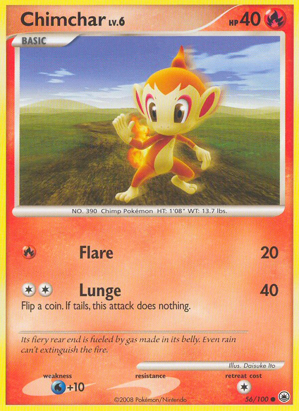 Chimchar (56/100) [Diamond & Pearl: Majestic Dawn] | Exor Games New Glasgow