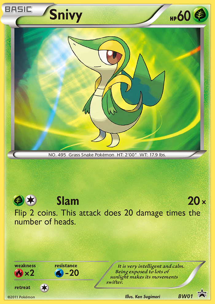 Snivy (BW01) [Black & White: Black Star Promos] | Exor Games New Glasgow