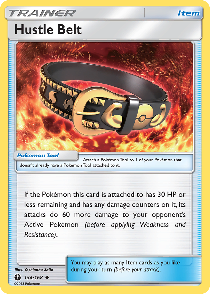 Hustle Belt (134/168) [Sun & Moon: Celestial Storm] | Exor Games New Glasgow