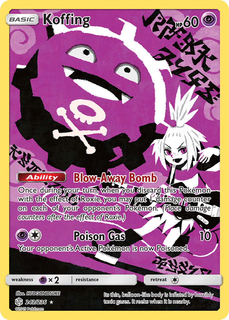 Koffing (243/236) [Sun & Moon: Cosmic Eclipse] | Exor Games New Glasgow