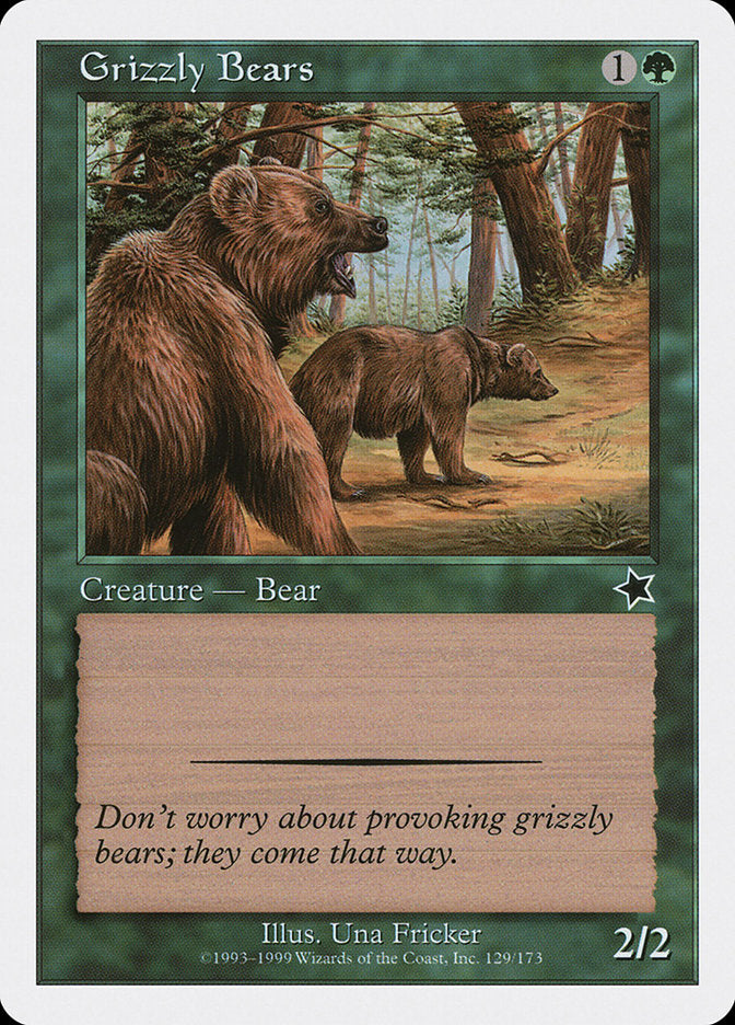 Grizzly Bears [Starter 1999] | Exor Games New Glasgow