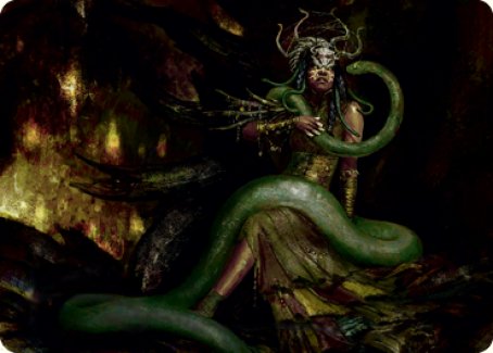 Saryth, the Viper's Fang Art Card [Innistrad: Midnight Hunt Art Series] | Exor Games New Glasgow