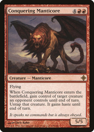 Conquering Manticore [Rise of the Eldrazi] | Exor Games New Glasgow