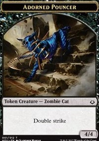 Adorned Pouncer // Horse Double-sided Token [Hour of Devastation Tokens] | Exor Games New Glasgow