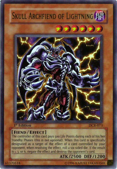 Skull Archfiend of Lightning [DCR-073] Ultra Rare | Exor Games New Glasgow