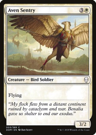 Aven Sentry [Dominaria] | Exor Games New Glasgow