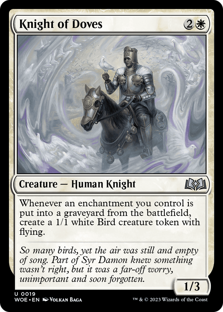 Knight of Doves [Wilds of Eldraine] | Exor Games New Glasgow