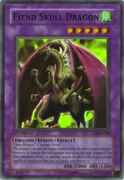 Fiend Skull Dragon [LOD-039] Super Rare | Exor Games New Glasgow