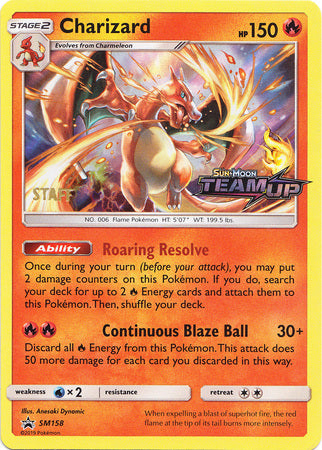 Charizard (SM158) (Staff) [Sun & Moon: Black Star Promos] | Exor Games New Glasgow