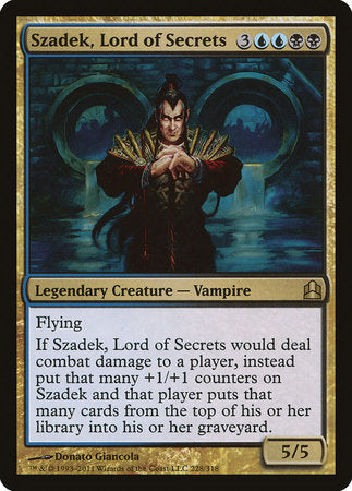 Szadek, Lord of Secrets [Commander 2011] | Exor Games New Glasgow