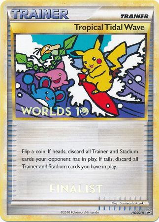 Tropical Tidal Wave (HGSS18) (Finalist) [HeartGold & SoulSilver: Black Star Promos] | Exor Games New Glasgow