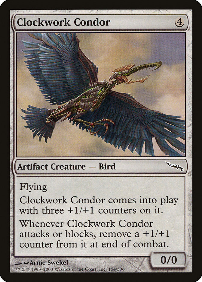 Clockwork Condor [Mirrodin] | Exor Games New Glasgow