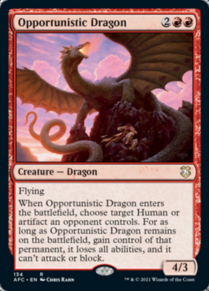 Opportunistic Dragon [Dungeons & Dragons: Adventures in the Forgotten Realms Commander] | Exor Games New Glasgow