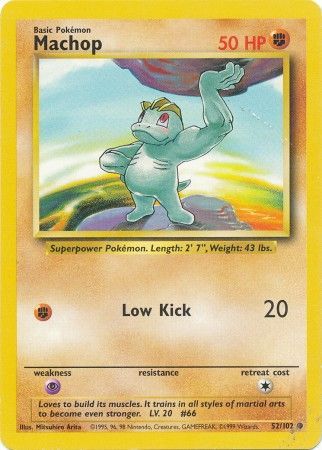 Machop (52/102) [Base Set Unlimited] | Exor Games New Glasgow