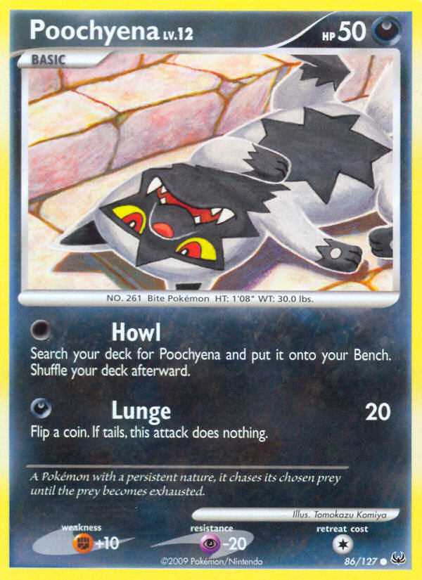 Poochyena (86/127) [Platinum: Base Set] | Exor Games New Glasgow