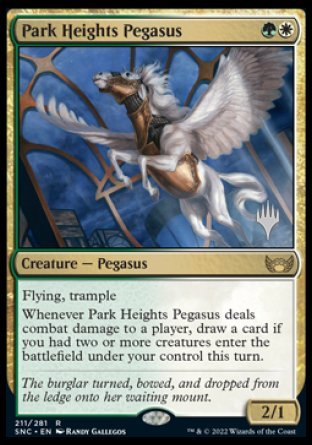 Park Heights Pegasus (Promo Pack) [Streets of New Capenna Promos] | Exor Games New Glasgow