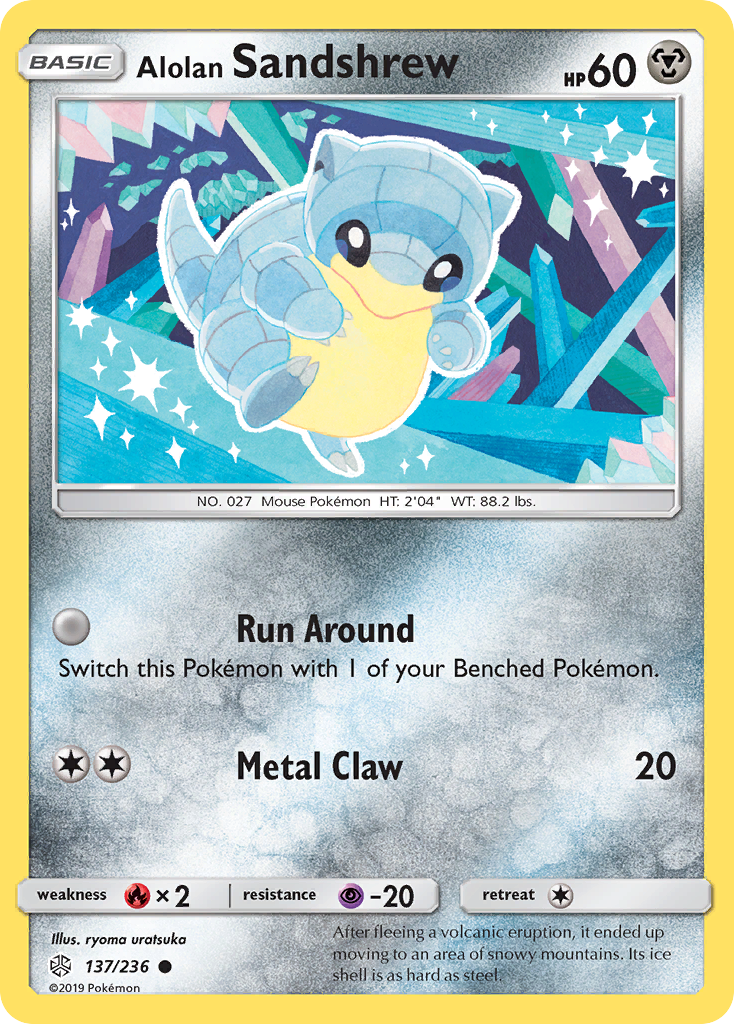 Alolan Sandshrew (137/236) [Sun & Moon: Cosmic Eclipse] | Exor Games New Glasgow