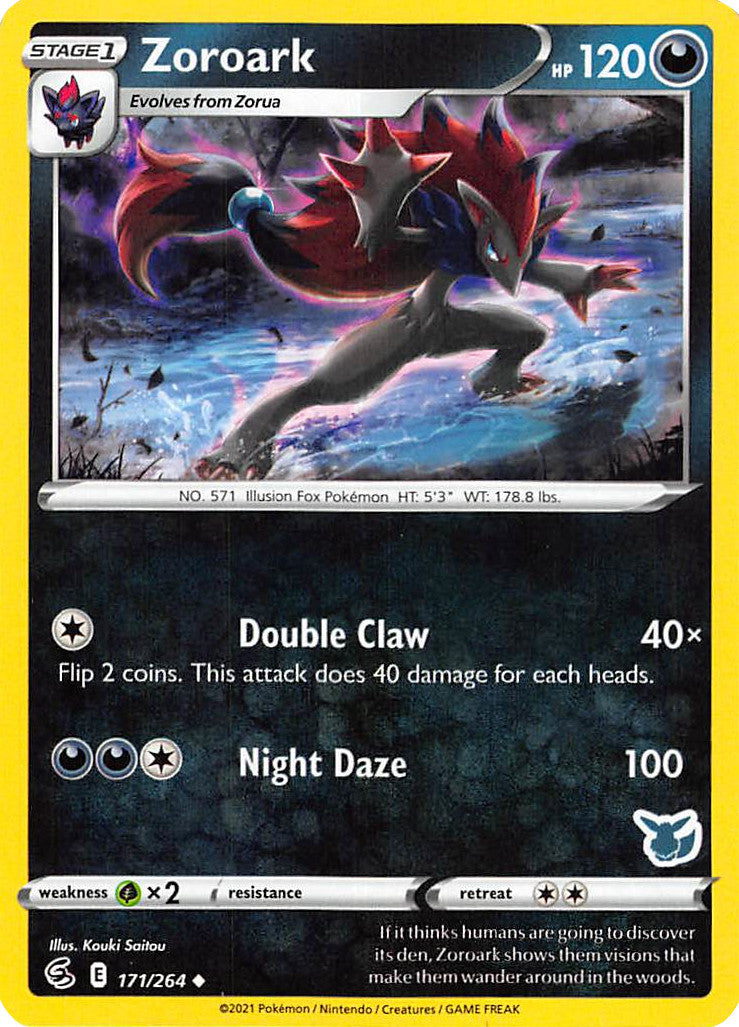 Zoroark (171/264) (Eevee Deck) [Battle Academy 2022] | Exor Games New Glasgow