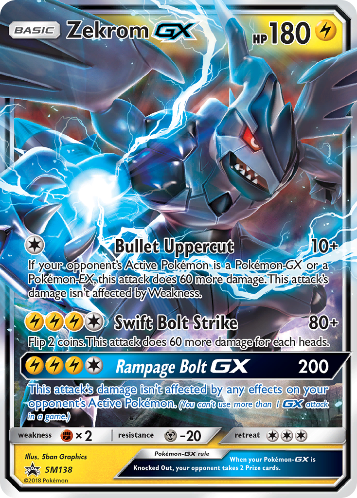 Zekrom GX (SM138) [Sun & Moon: Black Star Promos] | Exor Games New Glasgow