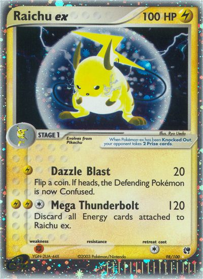 Raichu ex (98/100) [EX: Sandstorm] | Exor Games New Glasgow