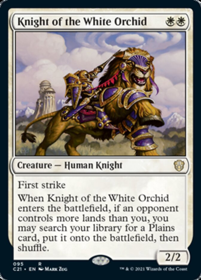 Knight of the White Orchid [Commander 2021] | Exor Games New Glasgow