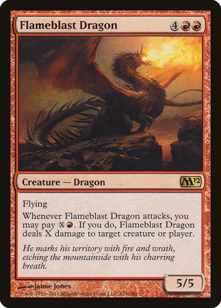 Flameblast Dragon [Magic 2012] | Exor Games New Glasgow