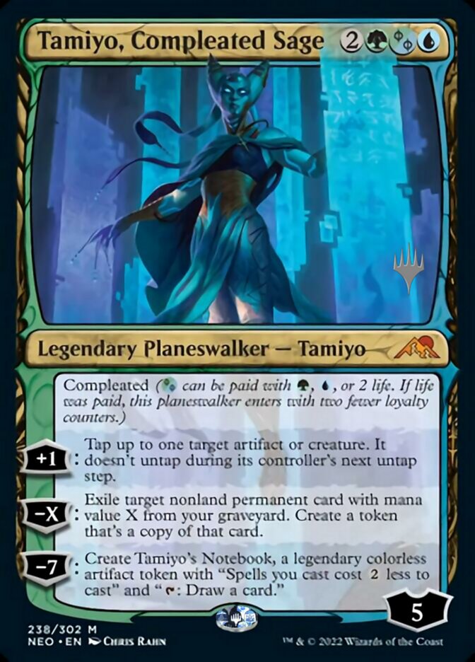 Tamiyo, Compleated Sage (Promo Pack) [Kamigawa: Neon Dynasty Promos] | Exor Games New Glasgow