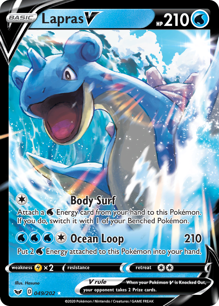 Lapras V (049/202) [Sword & Shield: Base Set] | Exor Games New Glasgow