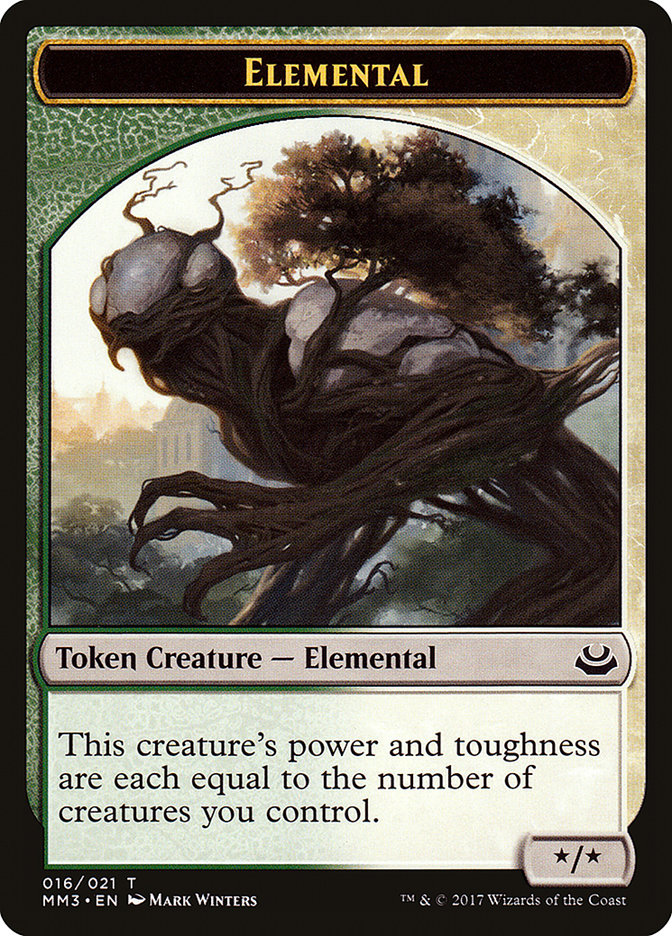 Elemental [Modern Masters 2017 Tokens] | Exor Games New Glasgow