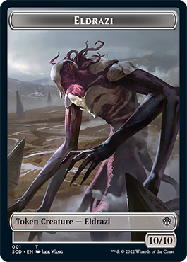 Eldrazi // Soldier Double-Sided Token [Starter Commander Decks] | Exor Games New Glasgow