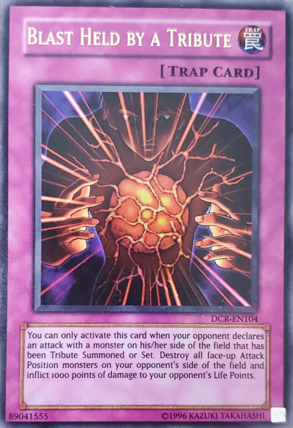 Blast Held by a Tribute [DCR-EN104] Ultra Rare | Exor Games New Glasgow