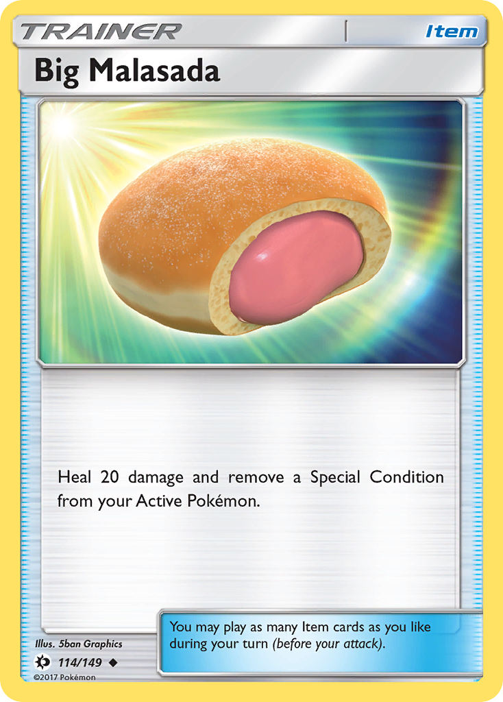 Big Malasada (114/149) [Sun & Moon: Base Set] | Exor Games New Glasgow