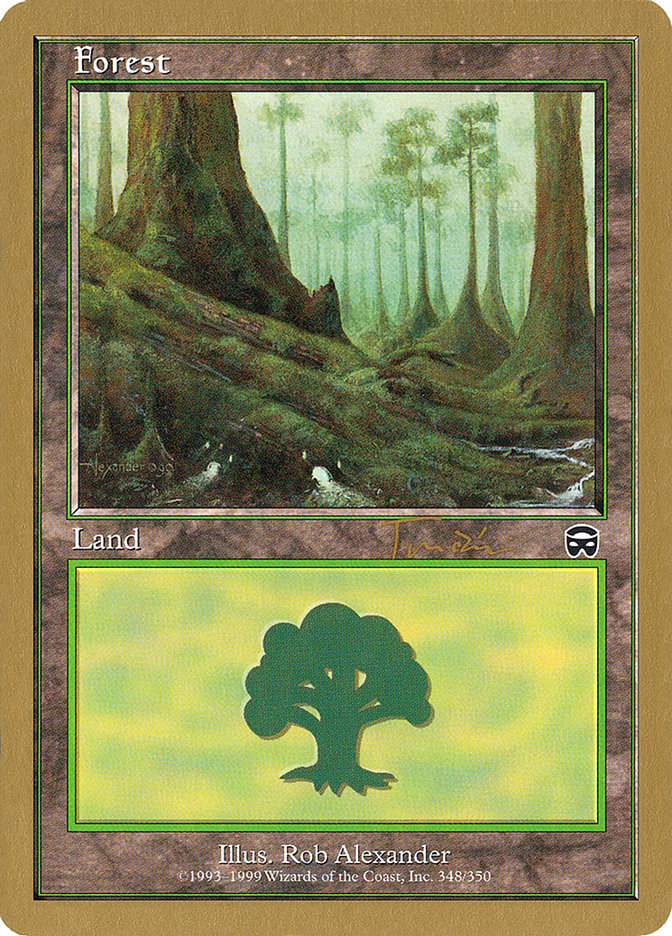 Forest (jt348) (Jan Tomcani) [World Championship Decks 2001] | Exor Games New Glasgow